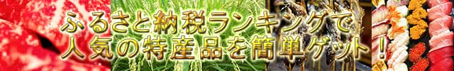バナー：ふるさと納税のランキング情報